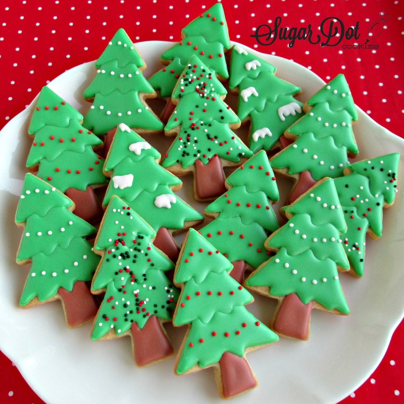 Order Christmas Winter Sugar Cookies - Custom Decorated - Frederick MD - Sugar Dot Cookies ...