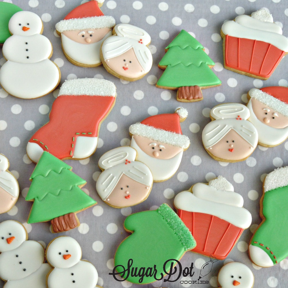 Order Christmas Winter Sugar Cookies Custom Decorated Frederick Md Sugar Dot Cookies Here To Teach You How To Decorate Cookies Provide The Best Cookie Supplies And