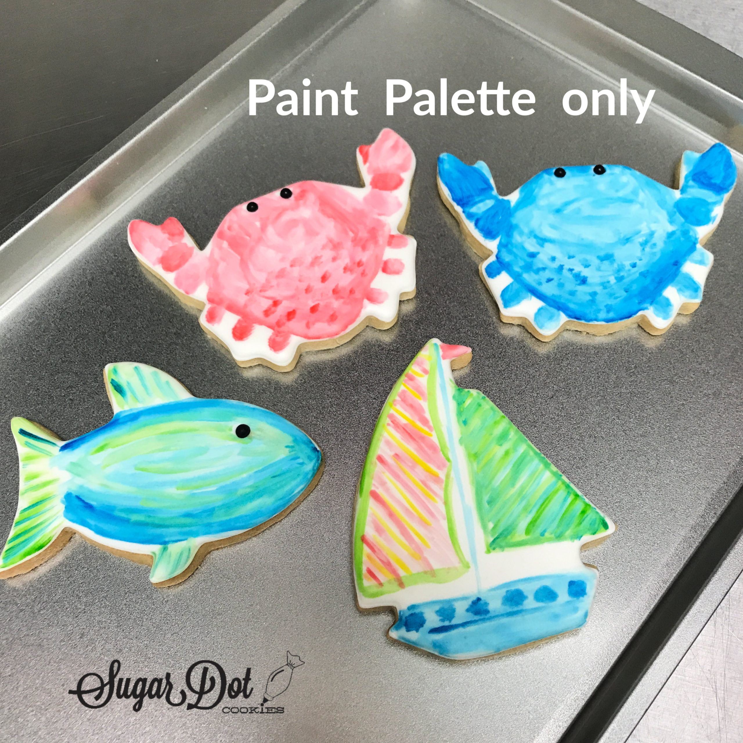 How a PYO (Paint your own) cookie works! - Biscuit Studio