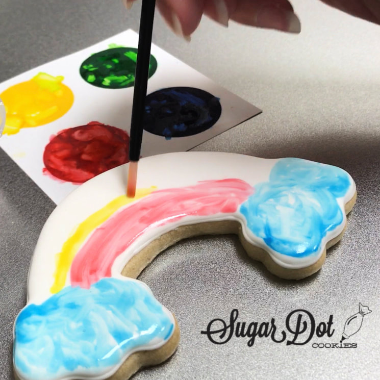Food Coloring Paint Palettes - perfect for Paint Your Own cookie kits