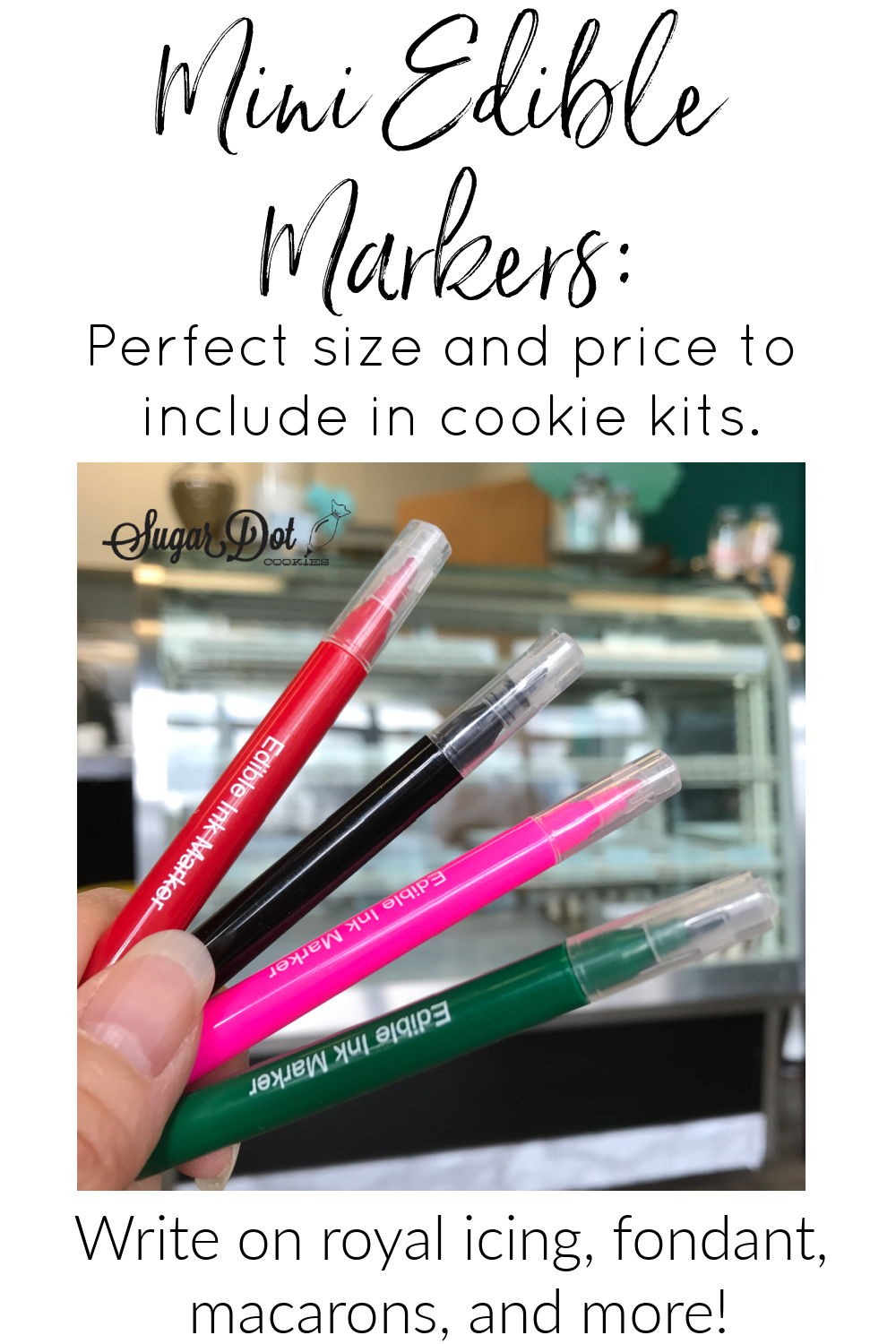 Edible Markers for Cookie Decorating,Food Coloring Pens Upgrade 12Pcs Double