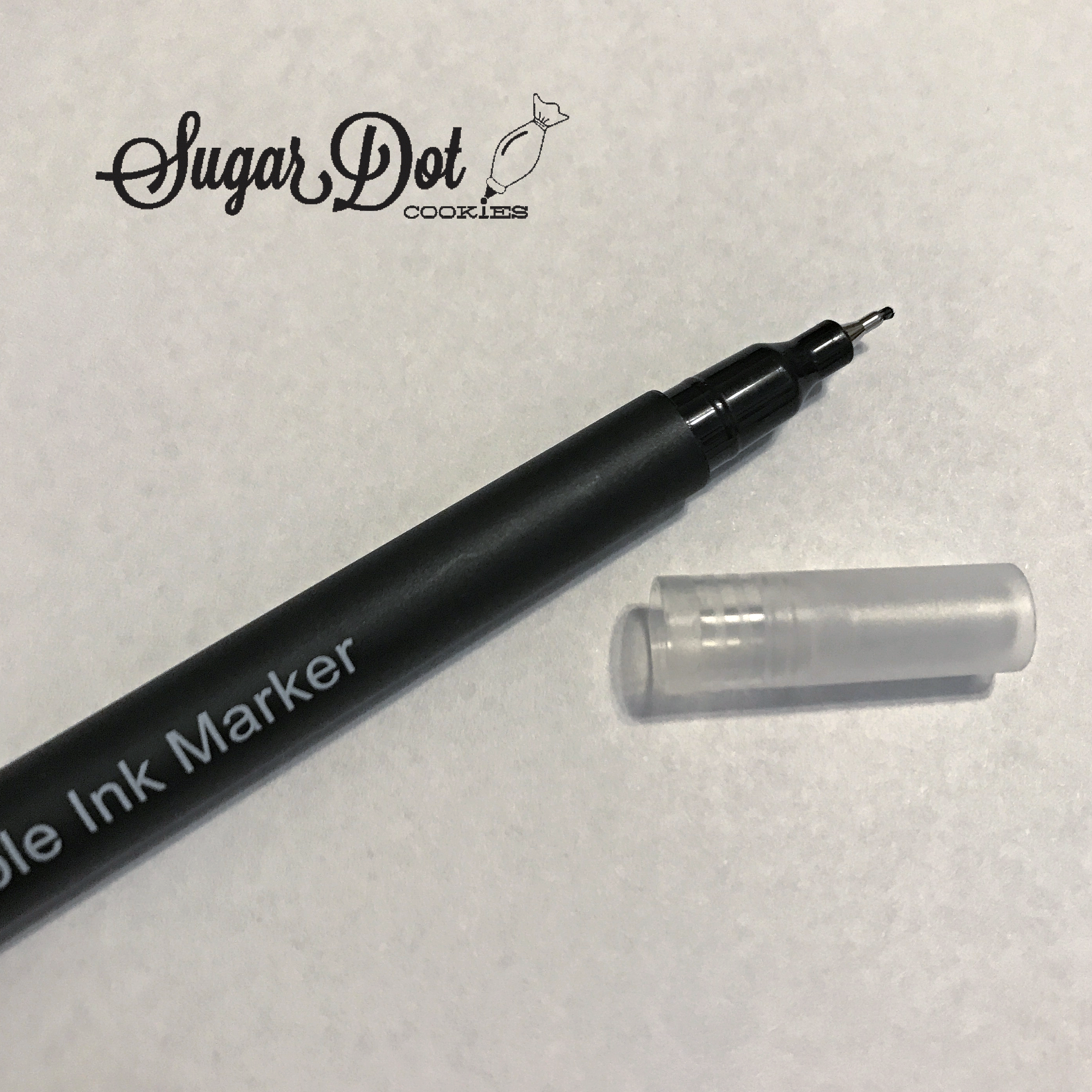 Ultra Fine Black Edible Dual Tip Markers for cookies and cakes - royal  icing, fondant, macarons and more.