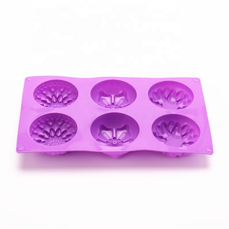 3 Pieces Set Of Silicone Flower Molds, Baking Mold With Flowers
