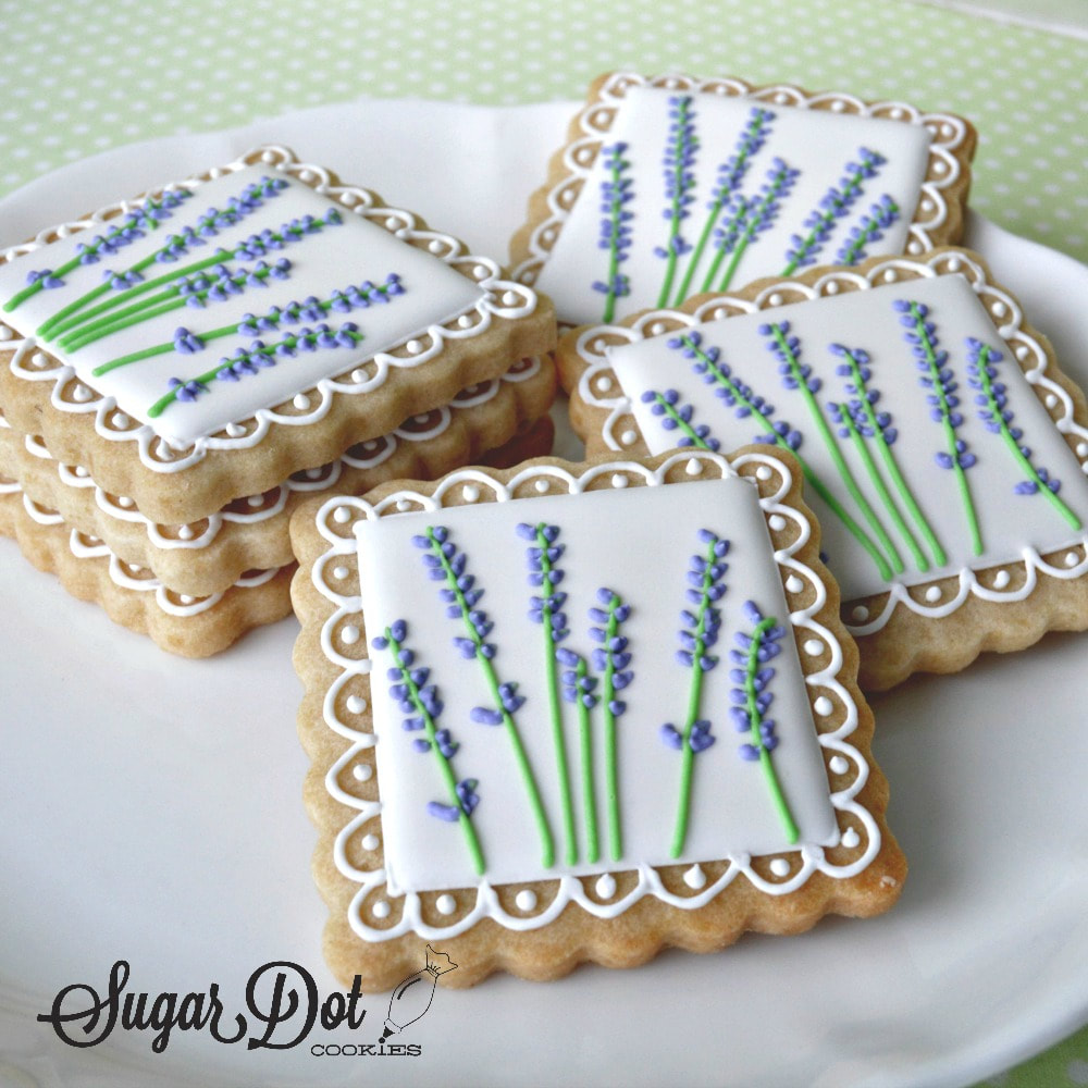 Fruit and Flower Designs - Sugar Cookies with Royal Icing, Custom